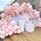 Pastel Pink Balloon Garland Double Stuffed Light Baby Pink Balloon Arch Kit